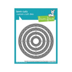 outside in stitched scalloped circle stackables