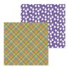 party plaid double-sided cardstock