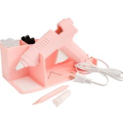 PISTOLA DE SILICON MAKER’S GLUE GUN  KIT PINK