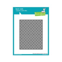 polka heart backdrop: portrait