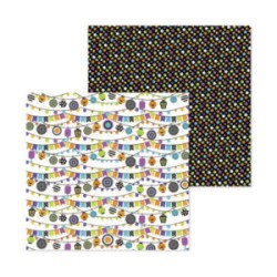 pumpkin party double-sided cardstock