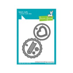 Scalloped Circle Gift Tag