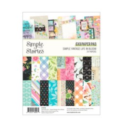 Simple Vintage Life in Bloom  6×8 Pad