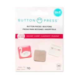 SQUARE BUTTON PIN BACK REFILL