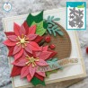 stitched poinsettia