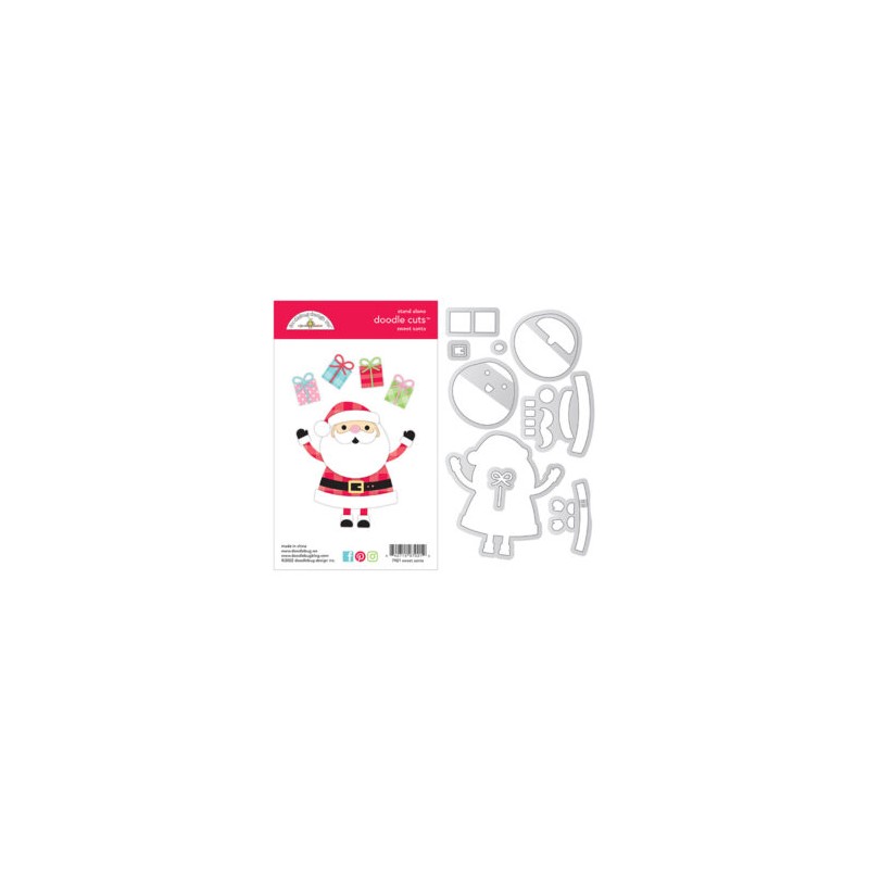 Sweet Santa doodle cuts