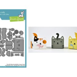 tiny gift box cat add-on