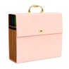 ACCORDION PAPER STORAGE PINK