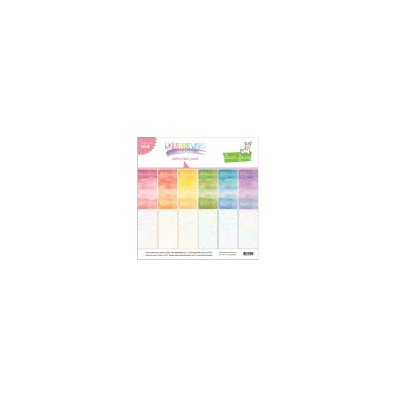Watercolor wishes rainbow collection pack