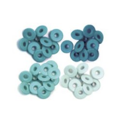 WR Wide Eyelets Aluminum Aqua