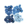 WR Wide Eyelets Aluminum Blue