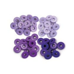 WR Wide Eyelets Aluminum Purple