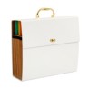 ACCORDION PAPER STORAGE CREAM
