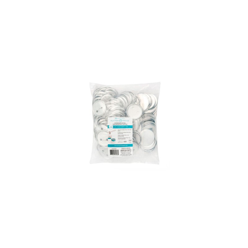 BUTTON PRESS BULK REFILL PACK LARGE 100 PZ (58mm)