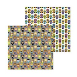 costume party double-sided cardstock