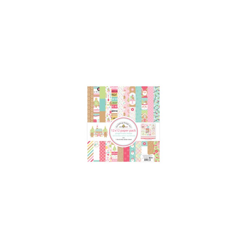 Gingerbread Kisses 12×12 Paper Pack