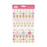 Gingerbread Kisses puffy icons stickers